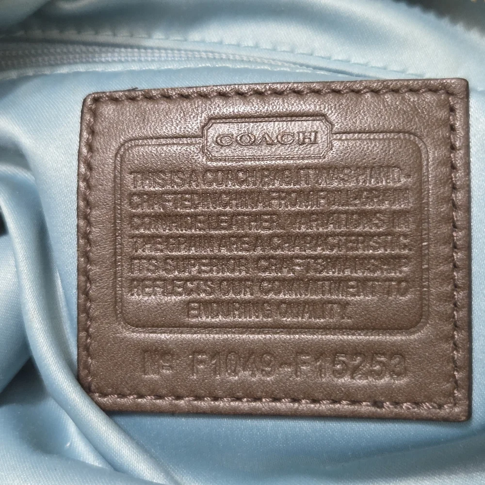 Vintage Coach Gold Satchel.